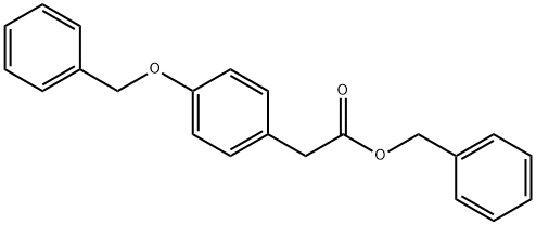 BENZYL 2-(4-(BENZYLOXY)PHENYL)ACETATE Struktur