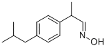 2-(4-isobutylphenyl)propionaldehyde oxime Struktur