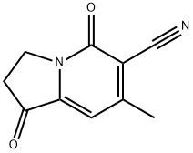 7-METHYL-1,5-DIOXO-1,2,3,5-TETRAHYDRO-INDOLIZINE-6-CARBONITRILE Structure
