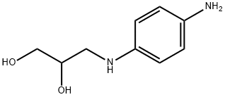 3-[(4-Aminophenyl)amino]propane-1,2-diol Struktur