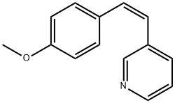 (E)-3-(4-Methoxystyryl)pyridine Struktur
