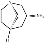 1-Azabicyclo[3.2.1]octan-3-amine,(1R,3R,5R)-(9CI),586363-76-0,结构式