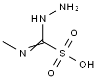 Methanesulfonic  acid,  hydrazino(methylimino)-  (9CI) Struktur