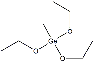 METHYLTRIETHOXYGERMANE 化学構造式