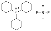 トリシクロヘキシルホスホニウムテトラフルオロボラート 化学構造式