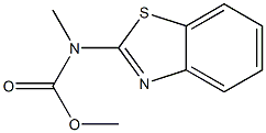 Carbamic acid, 2-benzothiazolylmethyl-, methyl ester (9CI) Struktur