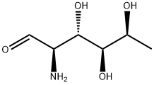 2-アミノ-2,6-ジデオキシ-L-タロース 化学構造式