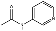3-アセトアミドピリジン 化学構造式