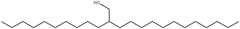 2-デシル-1-テトラデカノール 化学構造式