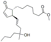 16-hydroxy-16-methyl-9-oxo-prosta-10,13-dien-1-oic acid methyl ester Struktur