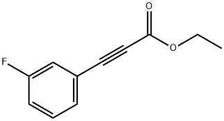 (3-FLUORO-PHENYL)-PROPYNOIC ACID ETHYL ESTER Struktur