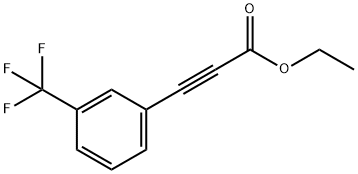 (3-TRIFLUOROMETHYL-PHENYL)-PROPYNOIC ACID ETHYL ESTER Structure