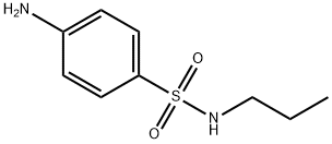 4-アミノ-N-プロピルベンゼンスルホンアミド 化学構造式