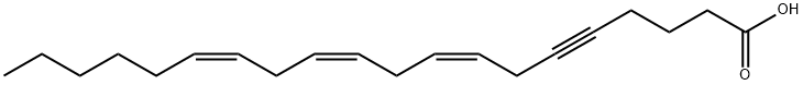 5,6-DEHYDROARACHIDONIC ACID, 58688-54-3, 结构式