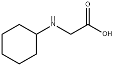 シクロヘキシルアミノ酢酸 化学構造式