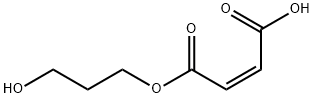 Maleic acid hydrogen 1-(3-hydroxypropyl) ester Struktur