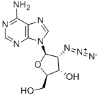 2′-アジド-2′-デオキシアデノシン 化学構造式
