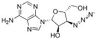 3'-azido-3'-deoxyadenosine Structure