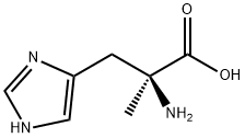 alpha-methylhistidine Struktur