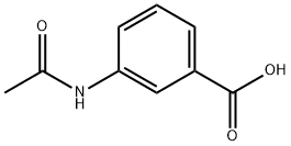 3-アセトアミド安息香酸 化学構造式