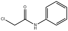 (クロロアセチルアミノ)ベンゼン 化学構造式