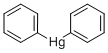 ジフェニル水銀(II) 化学構造式
