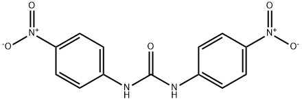 N,N'-ジ(4-ニトロフェニル)尿素 化学構造式