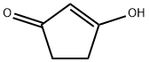 3-ヒドロキシシクロペント-2-エン-1-オン 化学構造式