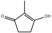3-HYDROXY-2-METHYL-CYCLOPENT-2-ENONE 化学構造式