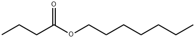 丁酸庚酯 结构式