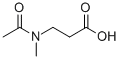 3-[乙酰(甲基)氨基]丙酸, 58706-66-4, 结构式