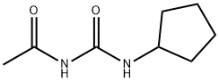 Acetamide, N-[(cyclopentylamino)carbonyl]- (9CI) Struktur
