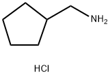 环戊基甲胺盐酸盐,58714-85-5,结构式