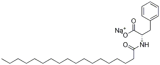 N-十八酰基-L-苯丙氨酸-钠盐, 58725-35-2, 结构式