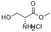 D-丝氨酸甲酯盐酸盐, 5874-57-7, 结构式