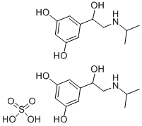 Orciprenaline sulfate Structure