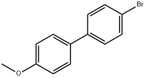 4-ブロモ-4'-メトキシ-1,1'-ビフェニル 化学構造式