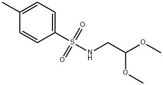 N-(2,2-二甲氧基乙基)-4-甲基苯磺酰胺 结构式