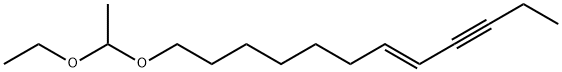 (E)-12-(1-ethoxyethoxy)dodec-5-en-3-yne Struktur