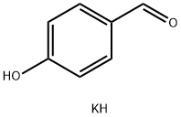 4-ヒドロキシベンズアルデヒド, カリウム塩 化学構造式