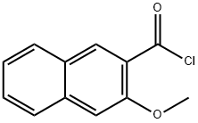 3-Methoxy-2-naphthoyl chloride Struktur