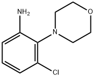 3-CHLORO-2-MORPHOLIN-4-YLANILINE Structure
