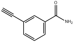 3-乙炔基苯甲酰胺, 587878-75-9, 结构式