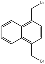 1,4-BIS(BROMOMETHYL)NAPHTHALENE Structure