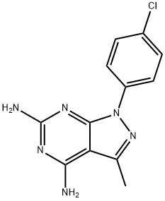 58791-62-1 4,6-Diamino-1-[p-chlorophenyl]-3-methyl-pyrazolo[3,4-d]pyrimidine