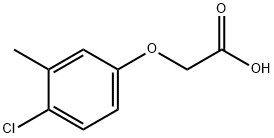 2-(4-氯-3-甲基苯氧基)乙酸,588-20-5,结构式
