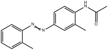 4-アセトアミド-2',3-ジメチルアゾベンゼン 化学構造式