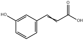 3-羟基肉桂酸,588-30-7,结构式