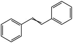 エテン-1,2-ジイルビスベンゼン 化学構造式