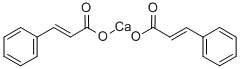 ビス(3-フェニルプロペン酸)カルシウム 化学構造式